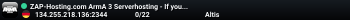 ZAP-Hosting.com ArmA 3 Serverhosting - If you want more power
