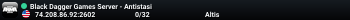 Black Dagger Games Server - Antistasi