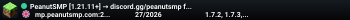 PeanutSMP [1.21.11+] → discord.gg/peanutsmp crunchy peanut butter builds character.