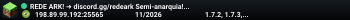 REDE ARK! ➜ discord.gg/redeark Semi-anarquia! O melhor para os melhores!