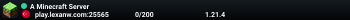A Minecraft Server