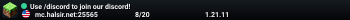 Use /discord to join our discord!