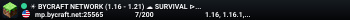 ☀ BYCRAFT NETWORK (1.16 - 1.21) ✪ 30% OFF ⊳ tienda.bycraft.net