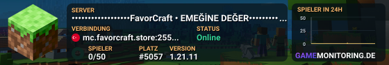 ••••••••••••••••••FavorCraft • EMEĞİNE DEĞER•••••••••••••••••• Eski Usül Emek SURVIVAL Boss • Envoy • Mini Oyun