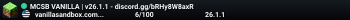 MCSB VANILLA | v26.1.1 - discord.gg/bRHy8W8axR