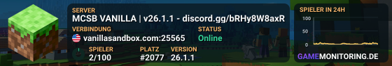 MCSB VANILLA | v26.1.1 - discord.gg/bRHy8W8axR