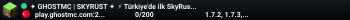 ✦ GHOSTMC | SKYRUST ✦ ⚡ Girsene aq