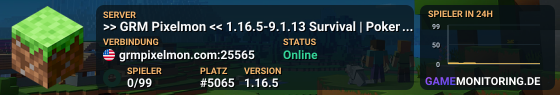 >> GRM Pixelmon << 1.16.5-9.1.13 Survival | Pokemon Regions | Events