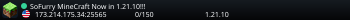 SoFurry MineCraft Now in 1.21.10!!!