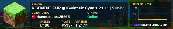 RISEMENT SMP ● Kesintisiz Oyun 1.21.11 | Survival | Tiktok 📹 | Beta sezonu I