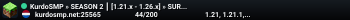 KurdoSMP » SEASON 2 ┃ [1.21.x - 1.26.x] » SURVIVAL • CPVP • FFA • DUELS ┃ Kuro Economy • Kurdish Community