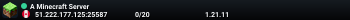 A Minecraft Server