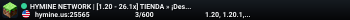 HYMINE NETWORK | [1.20 - 26.1x] DISCORD » ¡Has amigos en discord.hymine.us!