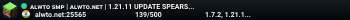 ᴀʟᴡᴛᴏ ѕᴍᴘ | ᴀʟᴡᴛᴏ.ɴᴇᴛ | 1.21.11 UPDATE SPEARS ᴀʟᴡᴛᴏ ᴘʀᴀᴄᴛɪᴄᴇ | ᴅᴜᴇʟs✦ғғᴀ✦ᴘᴀʀᴛʏ✦ᴇᴠᴇɴᴛs