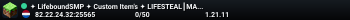✦ LifeboundSMP ✦ Custom Item's ✦ LIFESTEAL┃MACE┃KOTH┃LifeboundSMP.net