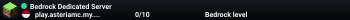 Bedrock Dedicated Server