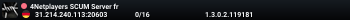 4Netplayers SCUM Server fr
