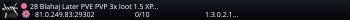 28 Blahaj Later   PVE PVP    3x loot  1.5 XP  No Mechs