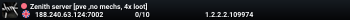 Zenith server [pve ,no mechs, 4x loot]