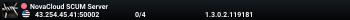 NovaCloud SCUM Server