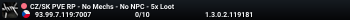 CZ/SK PVE RP - No Mechs - No NPC - 5x Loot