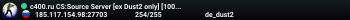 c400.ru CS:Source Server [ex Dust2 only] [100TICK] [HLstatsX]