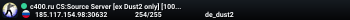 c400.ru CS:Source Server [ex Dust2 only] [100TICK] [HLstatsX]