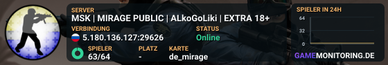 MSK | MIRAGE PUBLIC | ALkoGoLiki | EXTRA 18+
