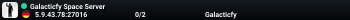 Galacticfy Space Server