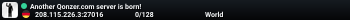 Another Qonzer.com server is born!