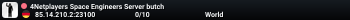4Netplayers Space Engineers Server butch