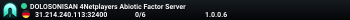 DOLOSONISAN 4Netplayers Abiotic Factor Server