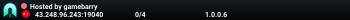 Hosted by gamebarry
