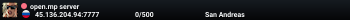 open.mp server