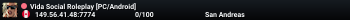 Vida Social Roleplay [PC/Android]