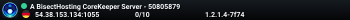 A BisectHosting CoreKeeper Server - 50805879
