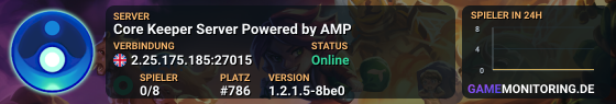 Core Keeper Server Powered by AMP