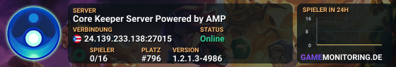 Core Keeper Server Powered by AMP