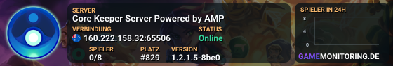 Core Keeper Server Powered by AMP