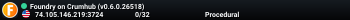 Foundry on Crumhub (v0.6.0.26518)