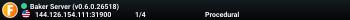 Baker Server (v0.6.0.26518)