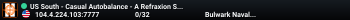 US South - Casual Autobalance - A Refraxion Studios Server