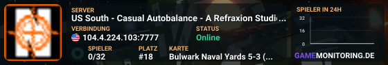 US South - Casual Autobalance - A Refraxion Studios Server