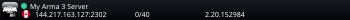 My Arma 3 Server