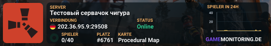 Тестовый сервачок чигура