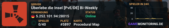 Überlebe die Insel [PvE/DE] Bi-Weekly