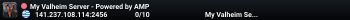 My Valheim Server - Powered by AMP