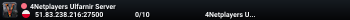 4Netplayers Ulfarnir Server