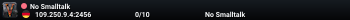 No Smalltalk
