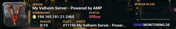 My Valheim Server - Powered by AMP